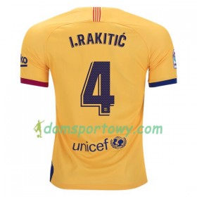 Koszulka FC Barcelona Ivan Rakitic 4 Wyjazdowe Koszulki Piłkarskie 2019-2020 Krótki Rękaw 